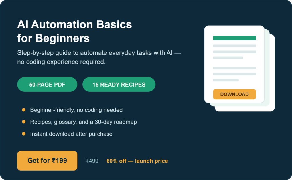 AI Automation Basics for Beginners